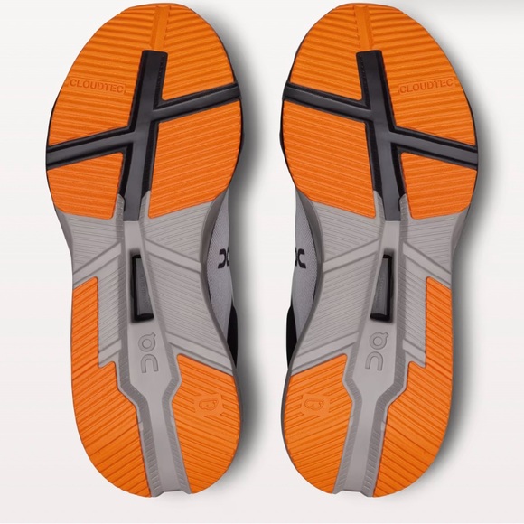 On Cloud Men’s Cloudnova X Frost/Orange - Picture 3 of 6